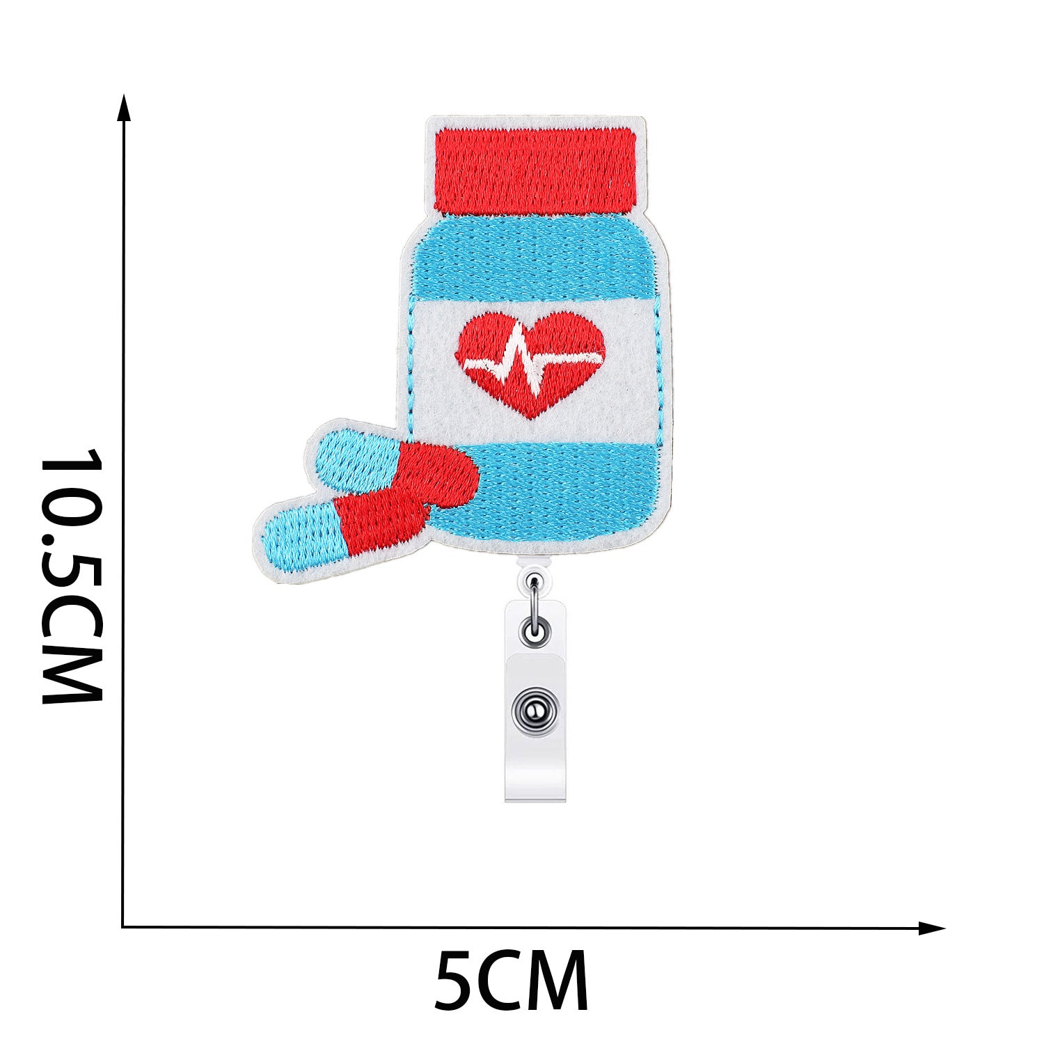 Wholesale Xiao Tian Medical Supplies Easy Pull-up Buckle Embroidered Cloth Sticker