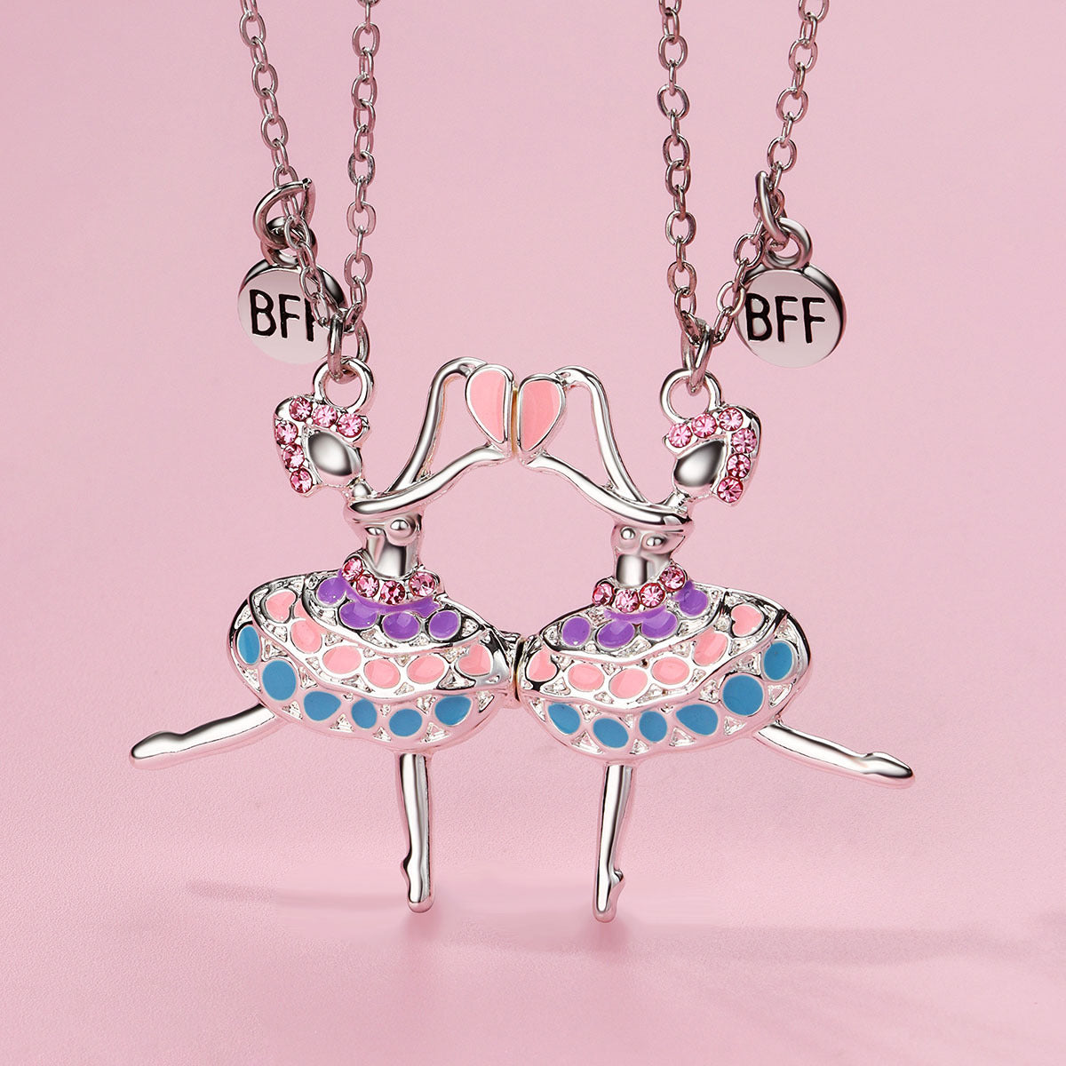 Wholesale Dancer Necklace  Good Friend Clavicle Chain Girl Necklace