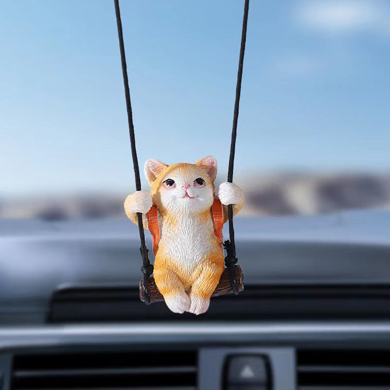 Wholesale Car Aromatherapy Pendant Kitten Car Interior Ornament