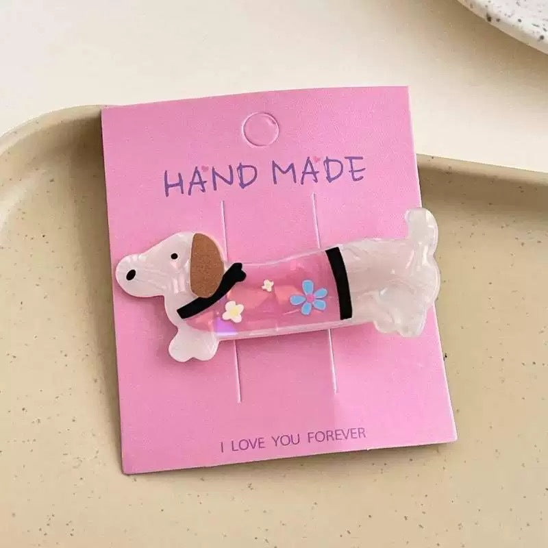 Wholesale Cute Puppy Hair Clip Cartoon Creative Realistic Kitten Hair Clip