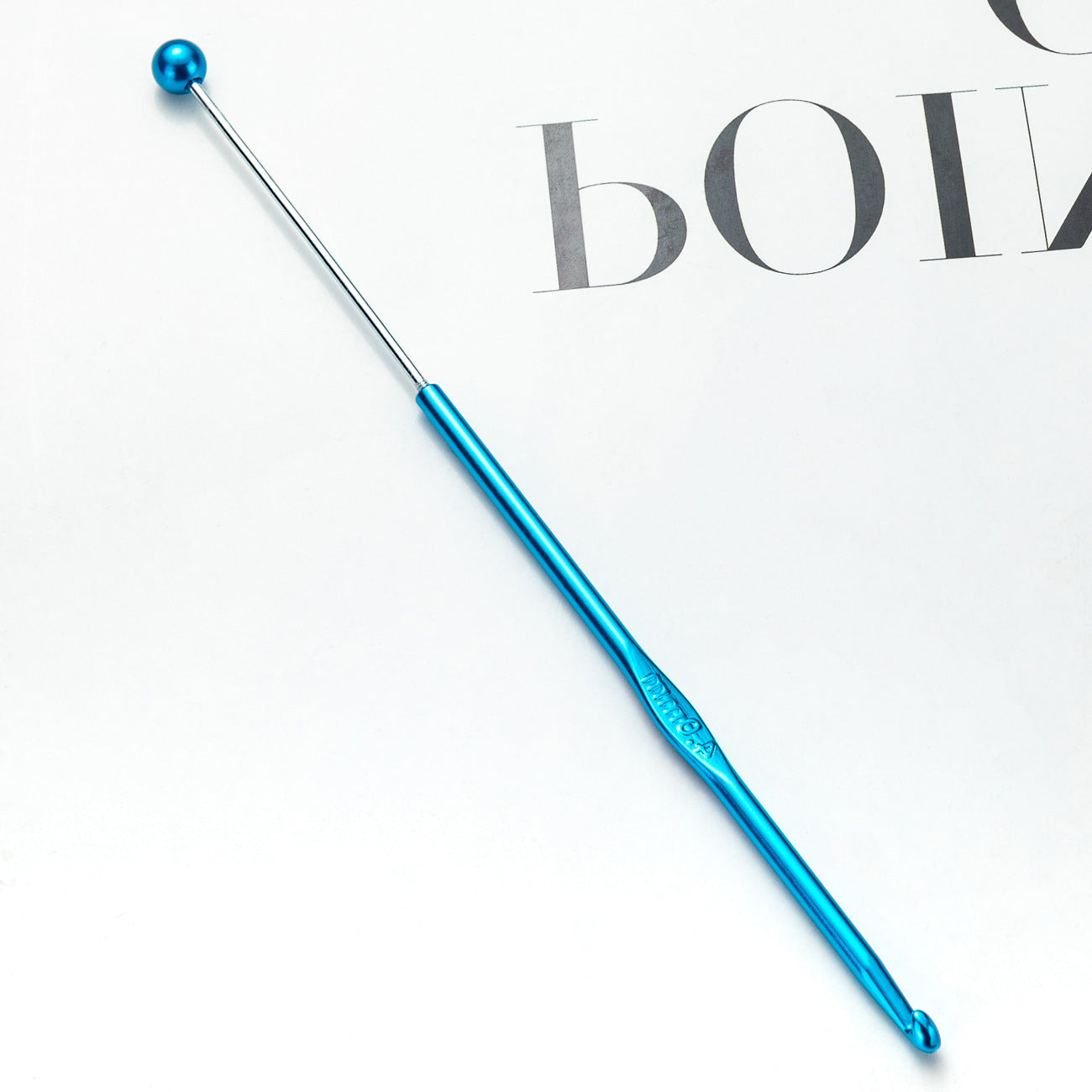 Wholesale 3mm 4mm 5mm 6mm DIY Bead Single Head Knitted Sweater Yarn Crochet Hook