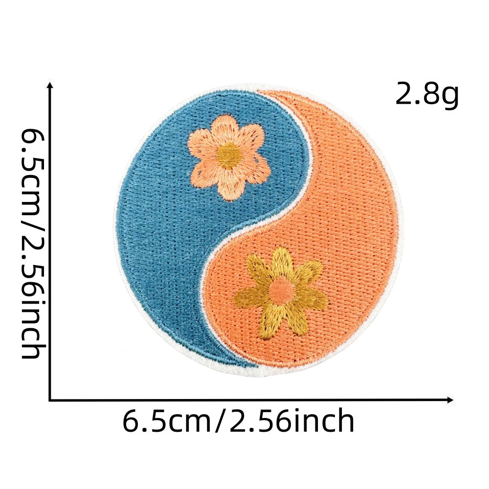 Wholesale Cartoon flower  butterfly  heart embroidery DIY patches