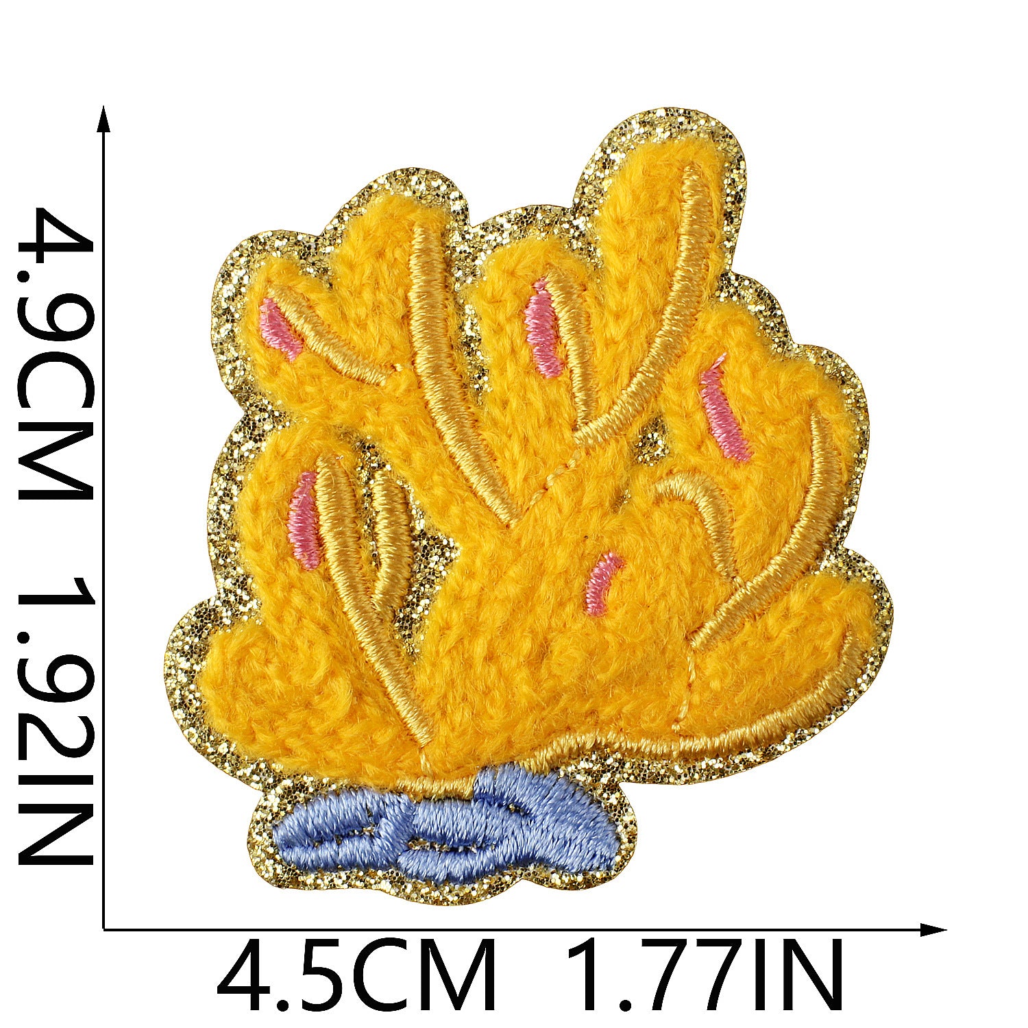 Wholesale Trendy Glitter Embroidered Iron On Patch Summer Beach Party Design For Swimwear Towels And Clothing