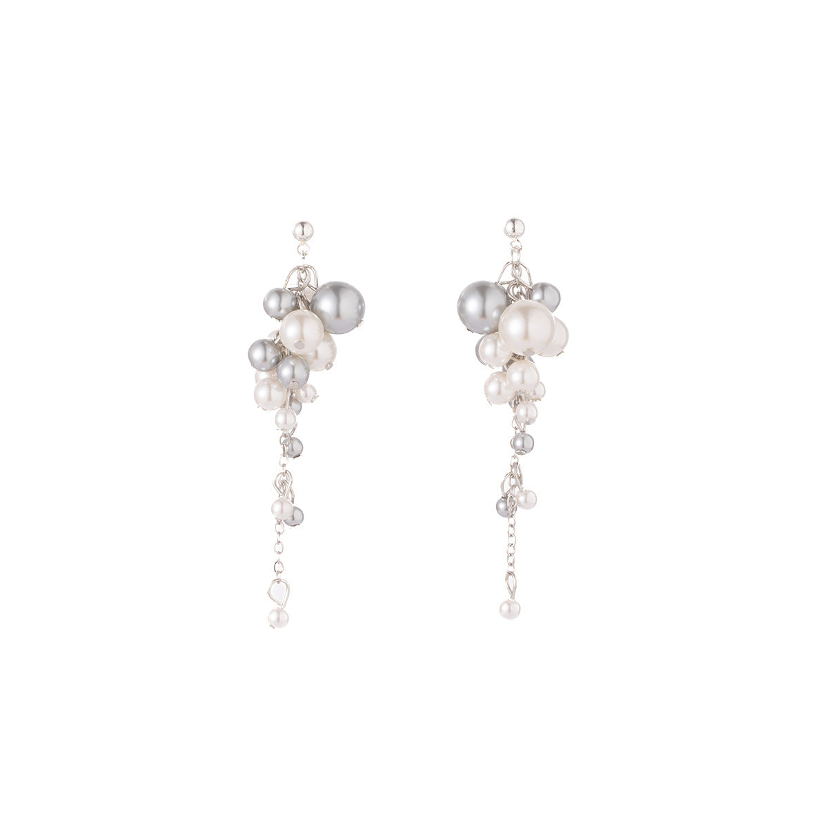 Wholesale French Pearl Tassel Long Earrings