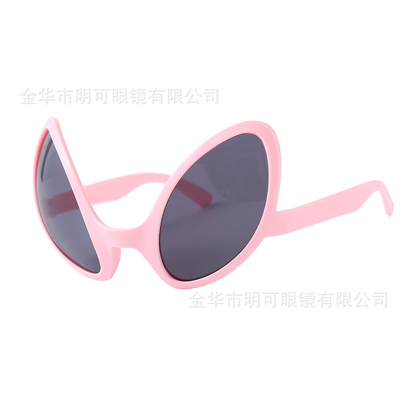 Wholesale Halloween Party Alien Antenna Funny Headband Green Fly Glasses