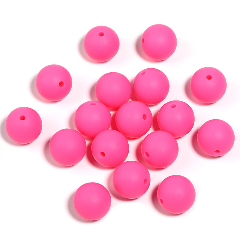 Wholesale Random 50pcs/pack  Silicone multi-color beads