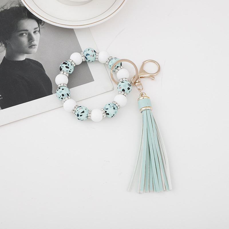 Wholesale 10pcs Halloween Ghost Butterfly Fairy Silicone Tassel Wrist Keychain