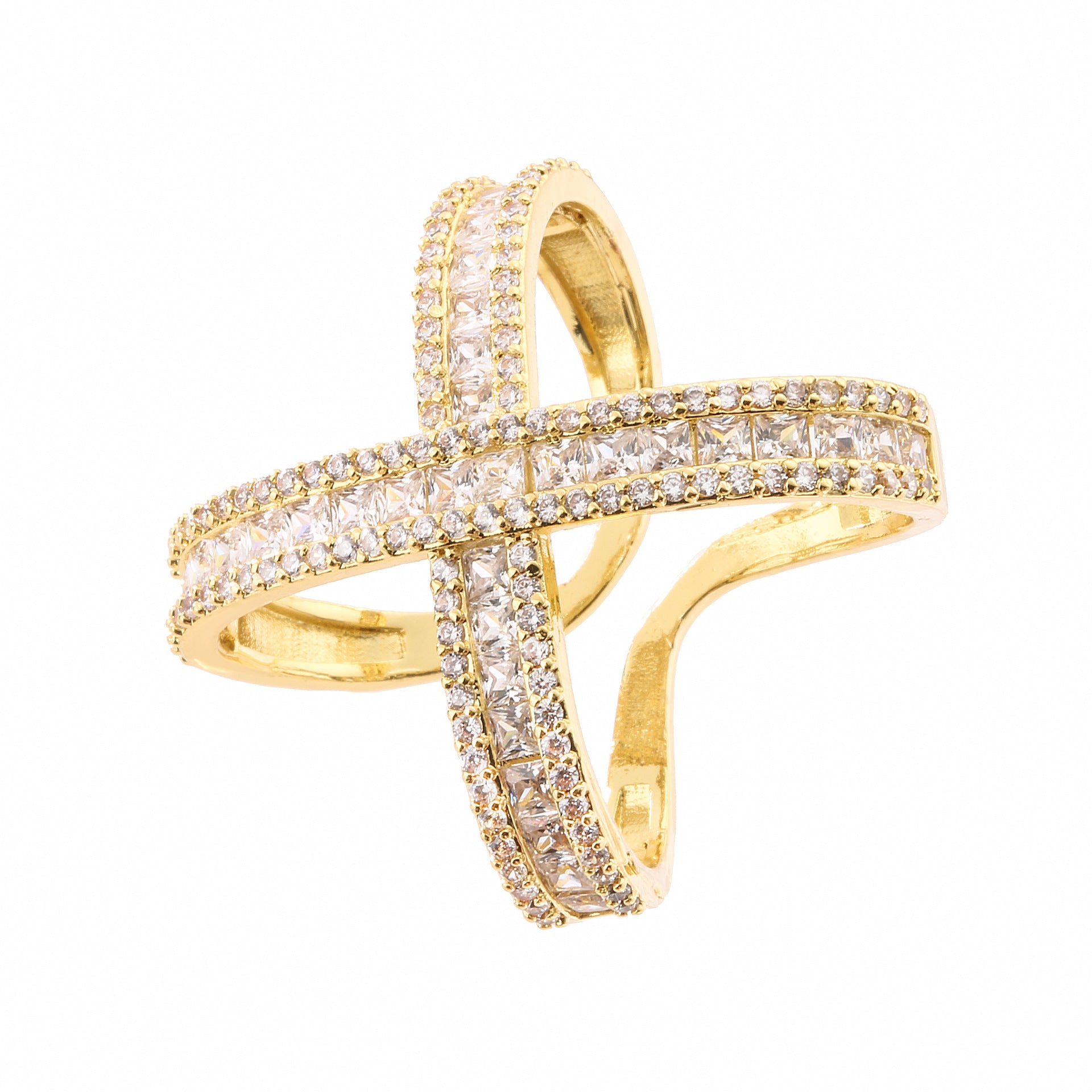 Wholesale Fashion Love Geometric Opening Adjustable Ring