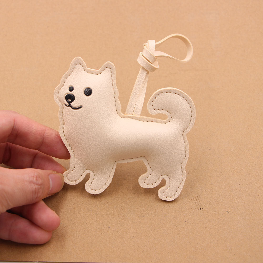Wholesale Trendy Korean Style Artificial Leather Animal Pendant Bag Charm Decorative Fashion Accessory For Bags And Keychains