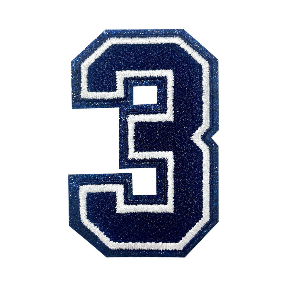 Wholesale Baseball Numbers 0 9 Iron On Embroidery Patches Polyester Fashion Accessory DIY Craft Supply For Clothing And Boutique Resale