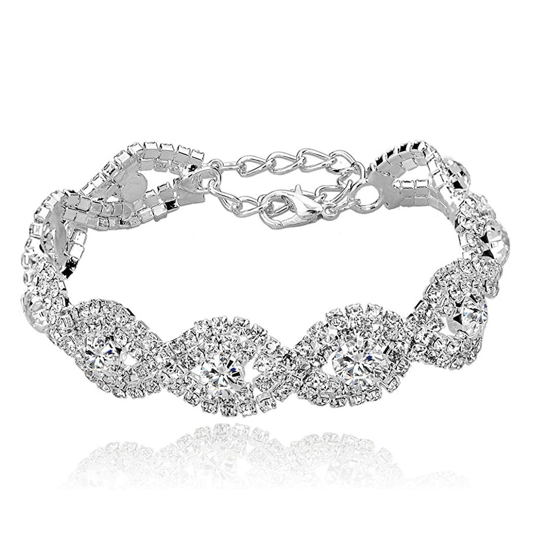 Wholesale Hollow Bracelet Carved Personality Diamond Bracelet