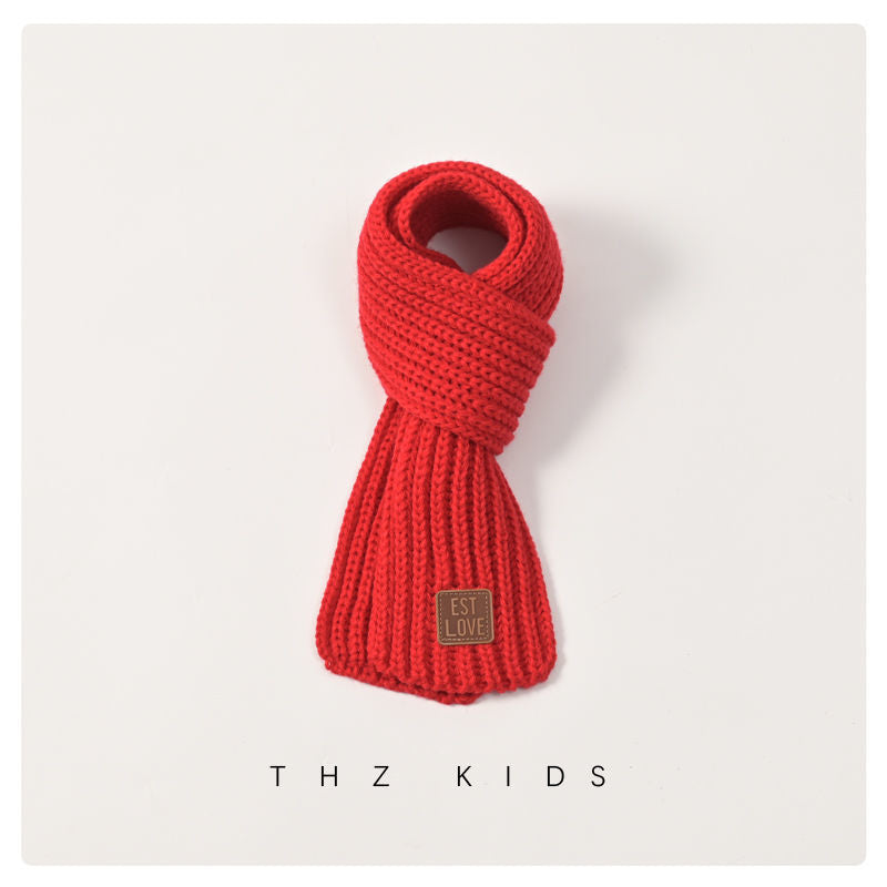 Wholesale Children's Winter Baby Soft Warm Wool Versatile Scarf