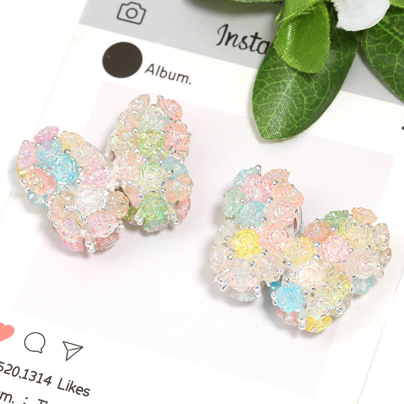 Wholesale 5pcs heart beads fashion crown DIY chain beads
