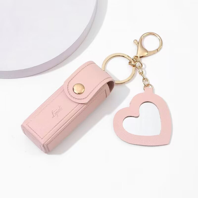 Wholesale Leather Portable Lipstick Mouth Red Envelope Keychain