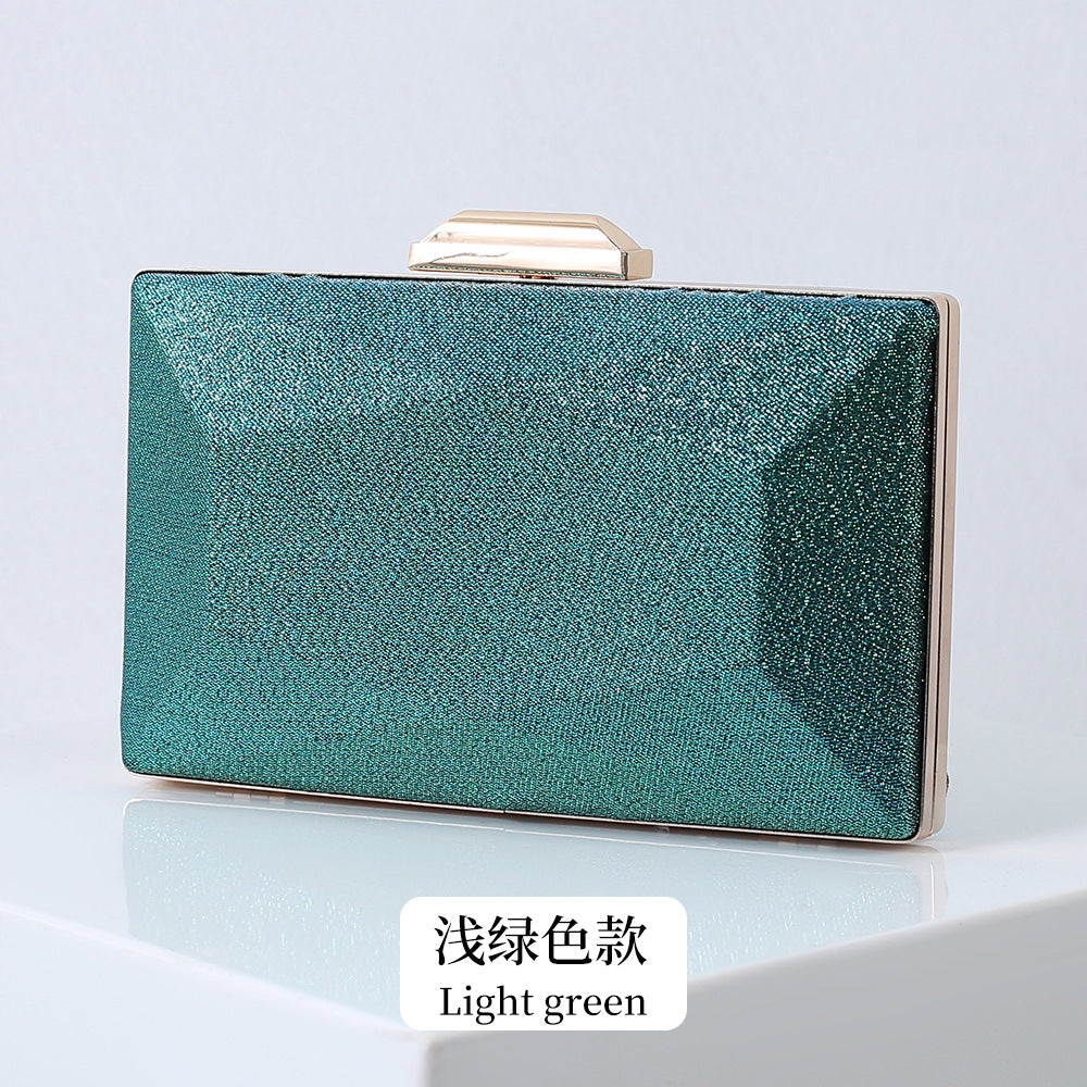 Wholesale 3D Geometry Versatile Gradient Color Silk Simple Handbag