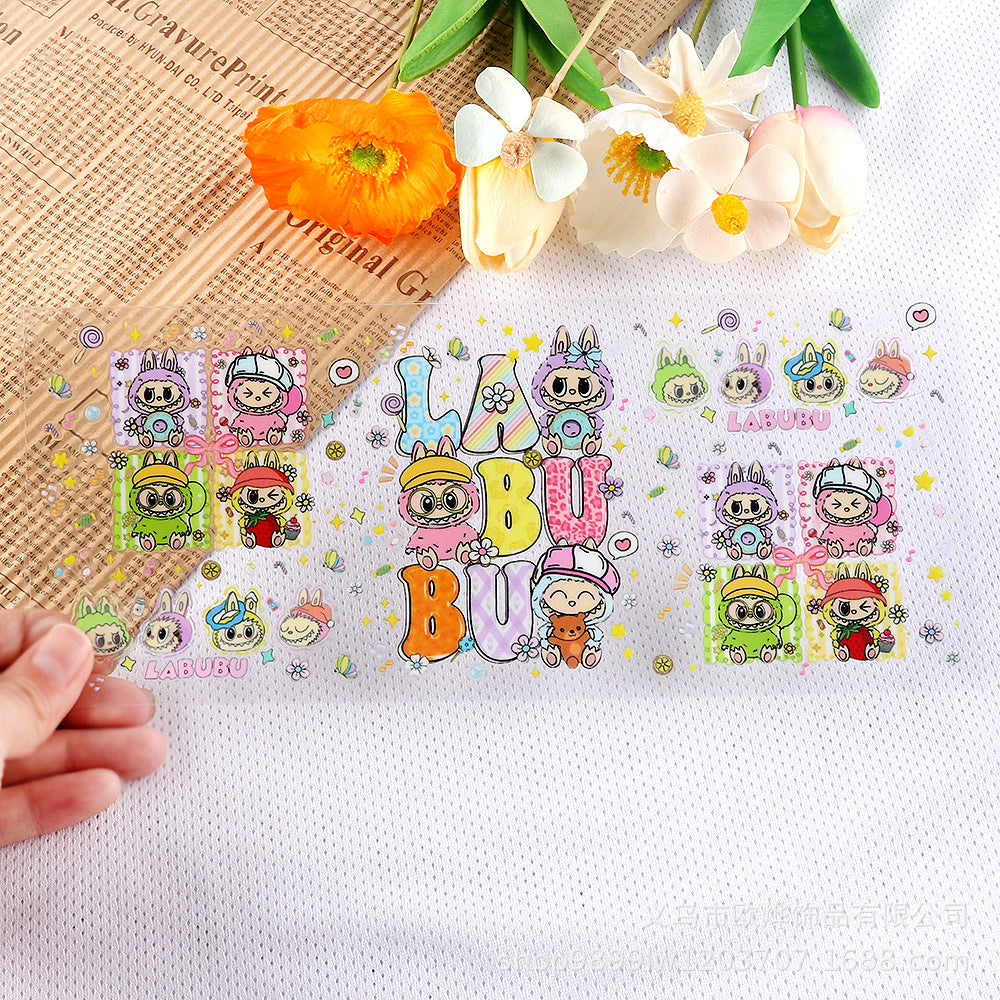 Wholesale Cartoon UV 16oz Transfer Sticker Anime Crystal UV DTF Wraps