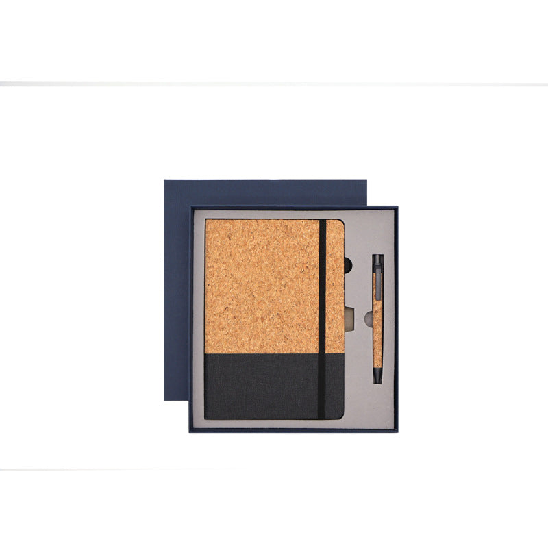 Wholesale A5 Cork Creative PU Splicing Paper Notebook