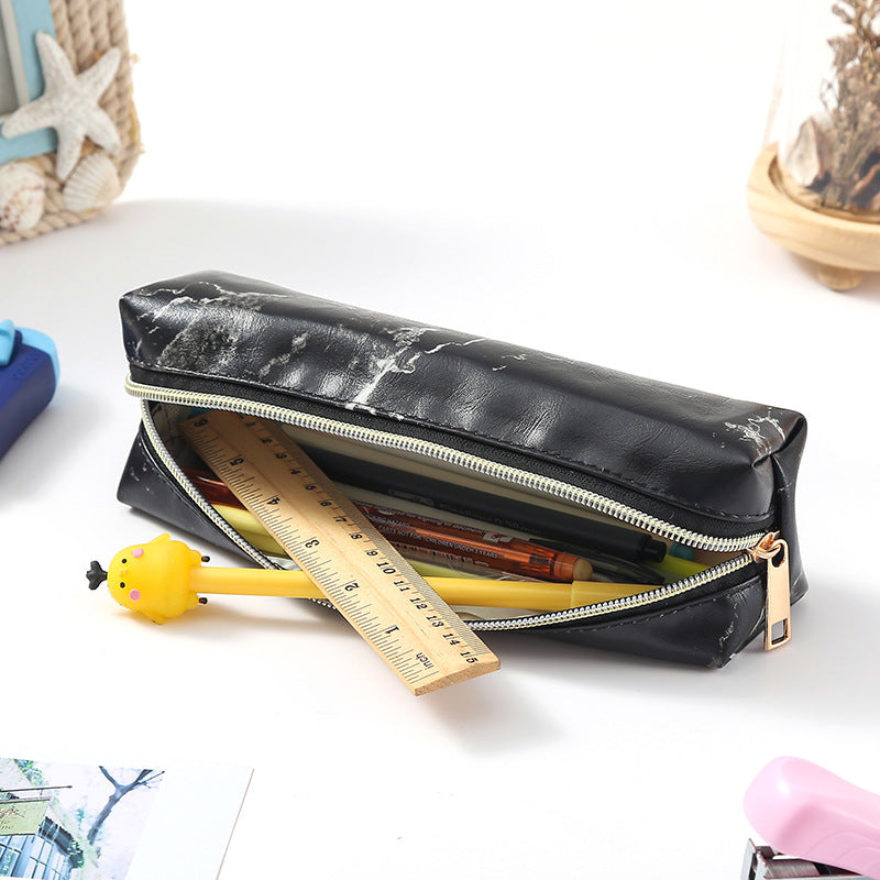 Wholesale Marble Leather Pencil Case