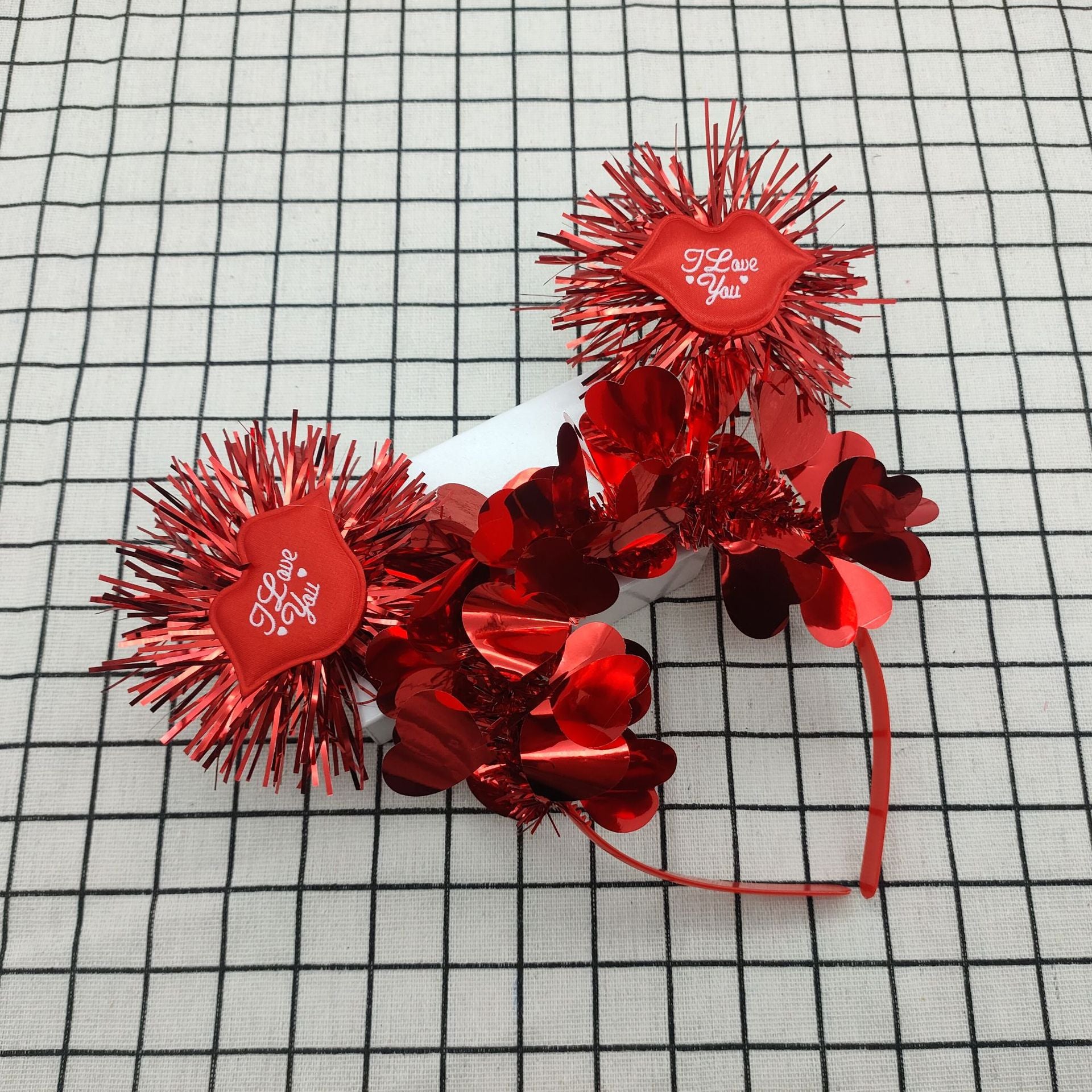 Wholesale Valentine's Day love dance wedding dress headband single party headdress