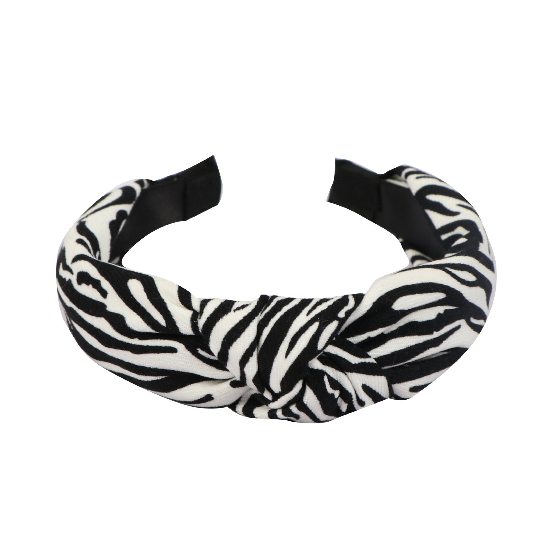 Wholesale Leopard Print Knotted Braided Simple Headband