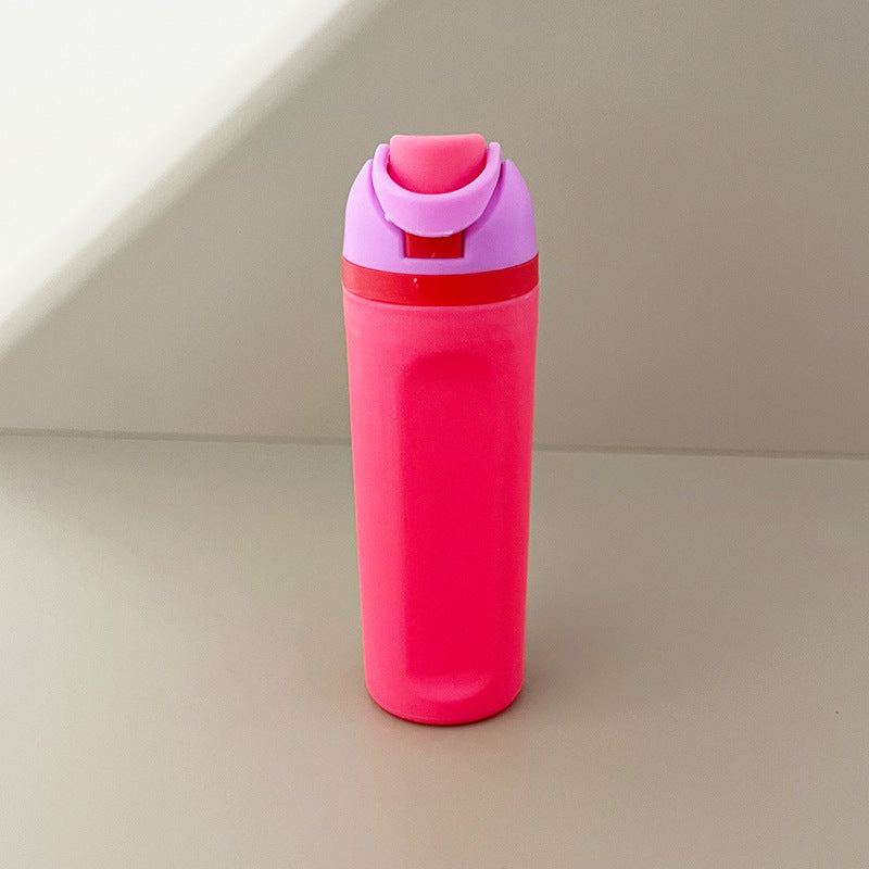 Wholesale Fruit cup keychain bag accessories pendant can hold lipstick jewelry