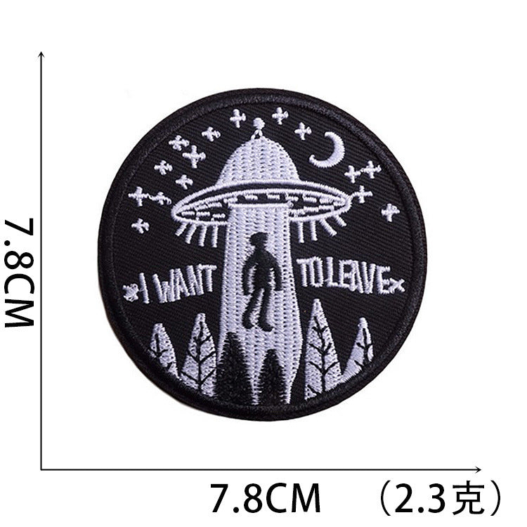 Wholesale Stylish Polyester Embroidered Astronaut Space Patch For Kids Clothing And DIY Crafts OLY Exclusive