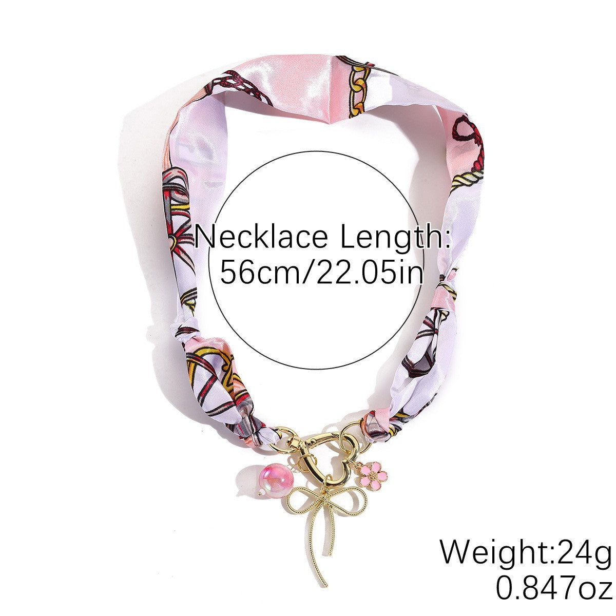 Wholesale  Summer Pearl Silk Pendant Necklace