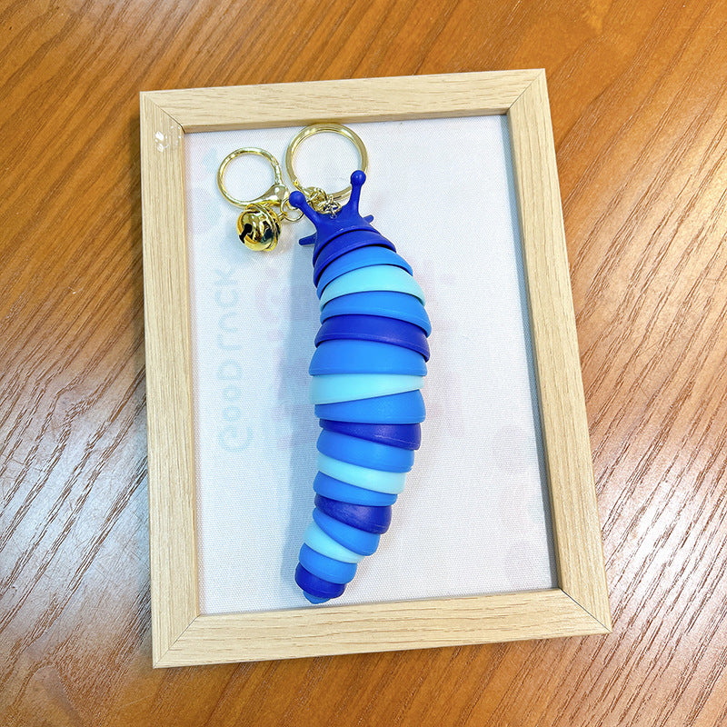 Wholesale Caterpillar Plastic Keychains