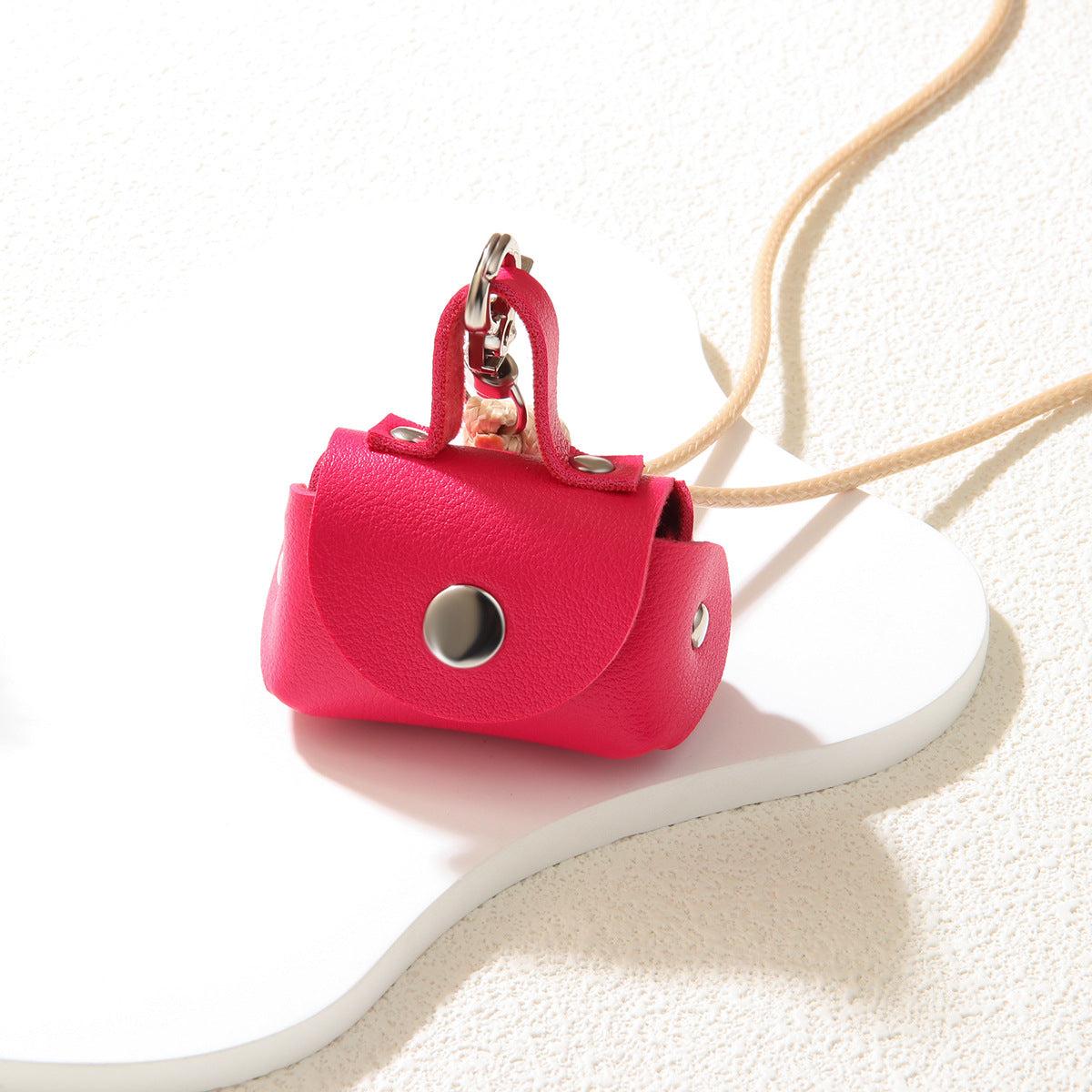 Wholesale Small and Cute Leather Coin Purse Necklace