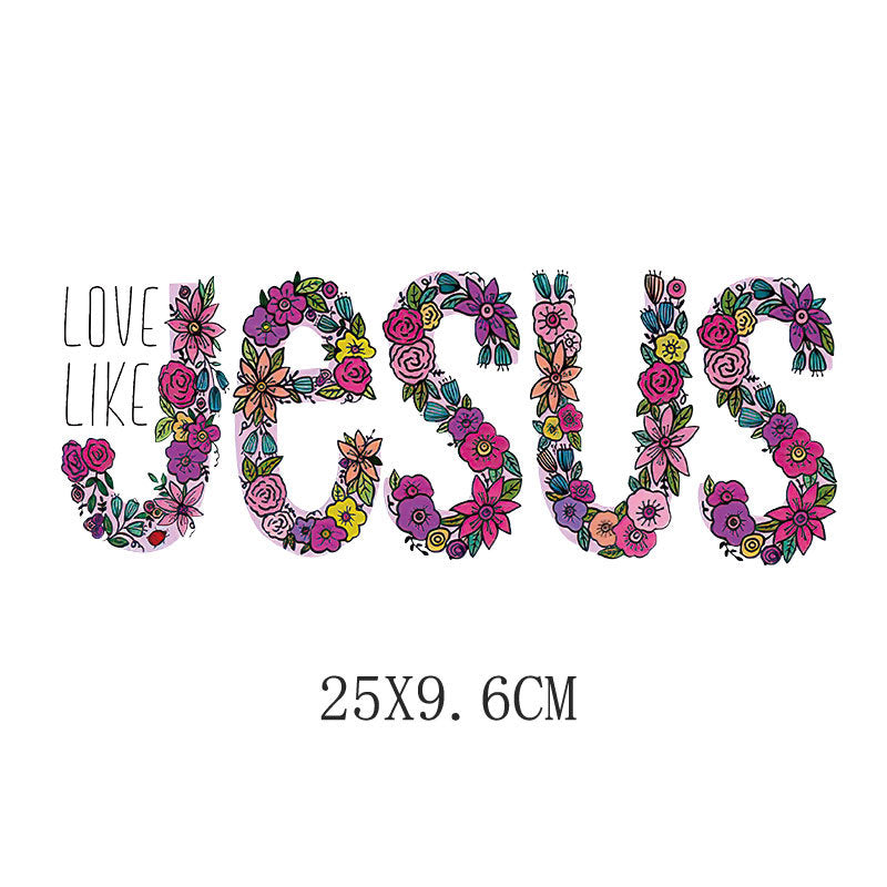 Wholesale Flower and letter heat transfer printing  UV DTF Ready to Press Transfers Wraps