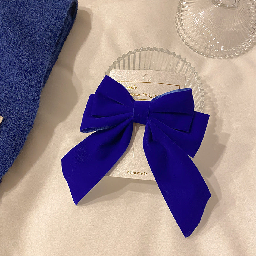 Wholesale Velvet Big Bow Hair Clip
