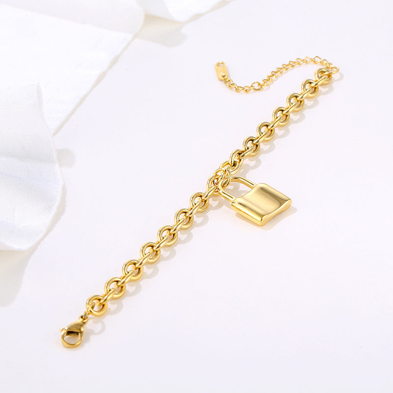 Wholesale Gold Pendant Stainless Steel Bracelet