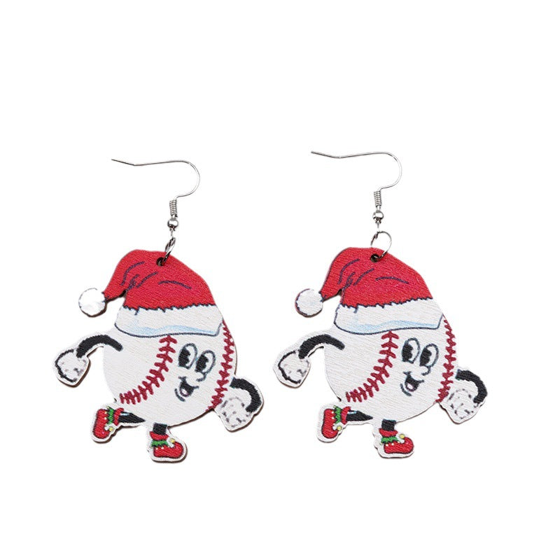 Wholesale Christmas LOVE Teardrop Earrings