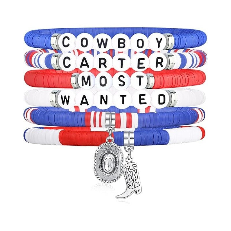 Wholesale Western Cowboy Series Soft Ceramic Cowboy Hat Boots Bracelet
