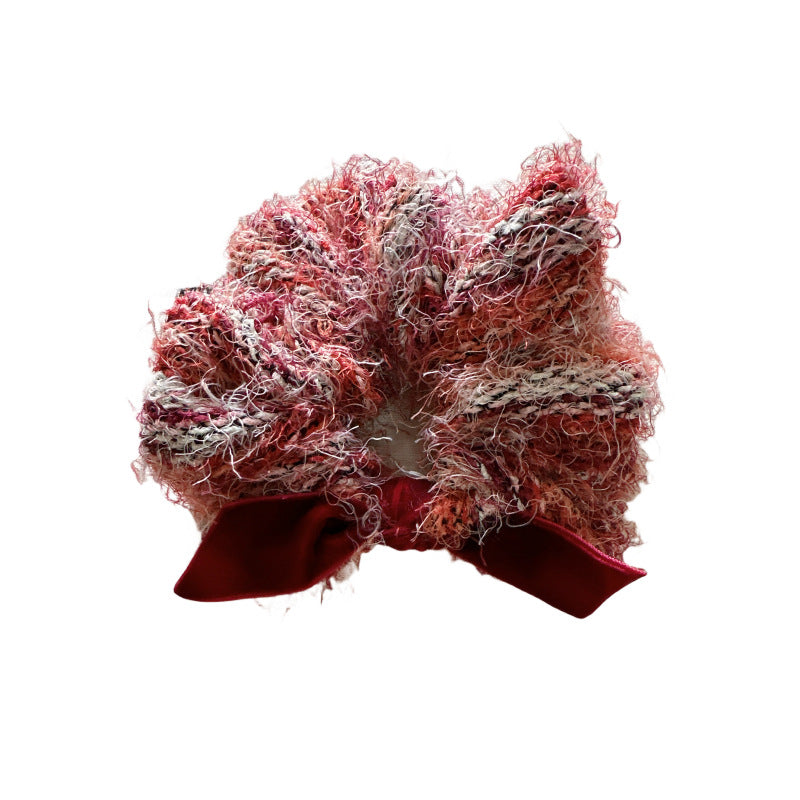 Wholesale Autumn and Winter Wool Knitting Bowknot Large Intestine Hair Loop