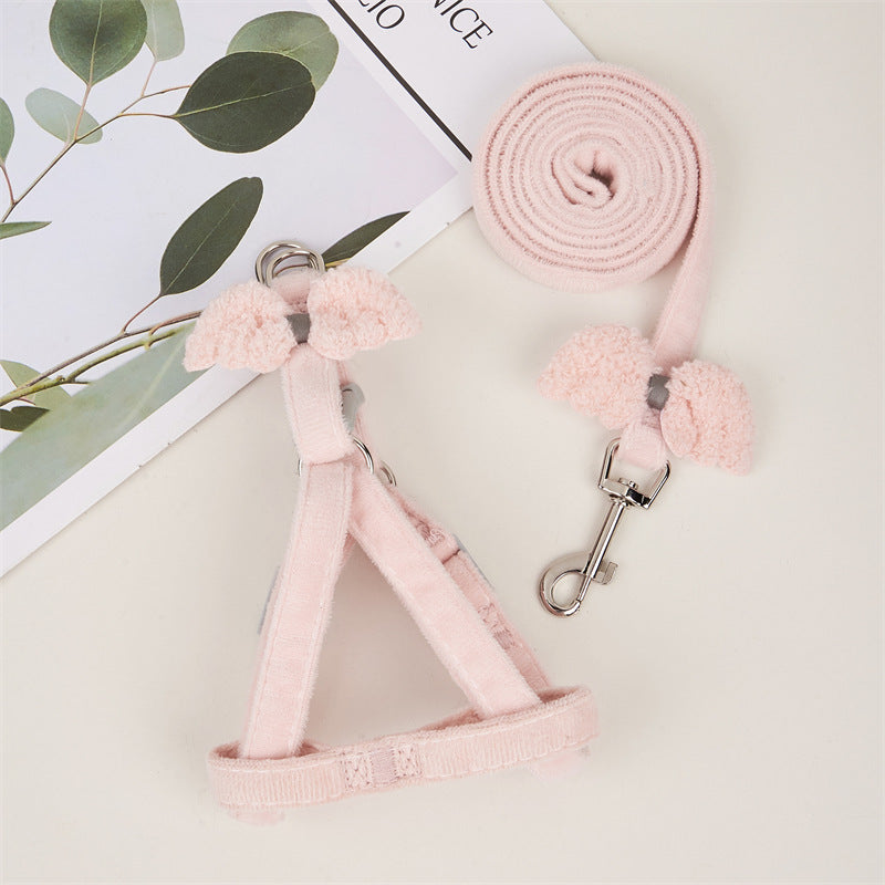 Wholesale Angel Wings Vest Harness Leash Pet Supplies