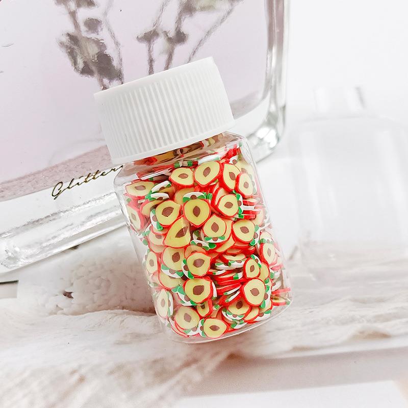 Wholesale Fruit clay slices 20ml small bottle 15g