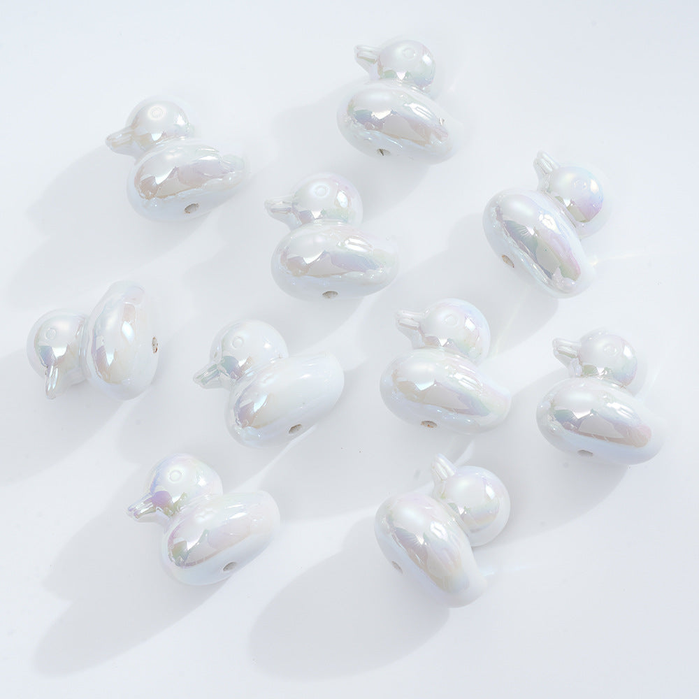 Wholesale 10pcs Duck Beads DIY Jewelry Accessories Vertical  Beads