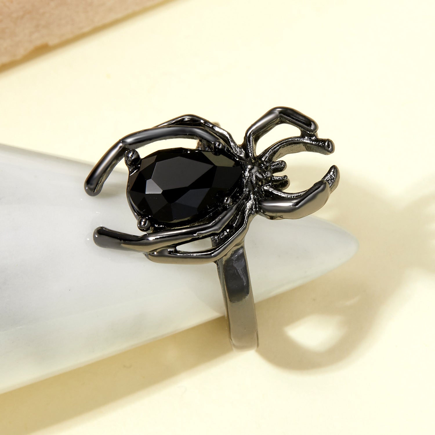 Wholesale Dark Style Halloween Personality Exaggerated Hip-Hop Spider Rings