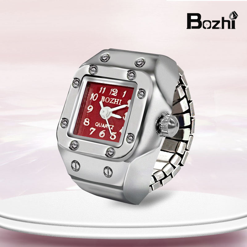 Wholesale [Ring watch] new hot creative alloy shell finger watch lovers foreign trade new men and women manufacturers direct batch