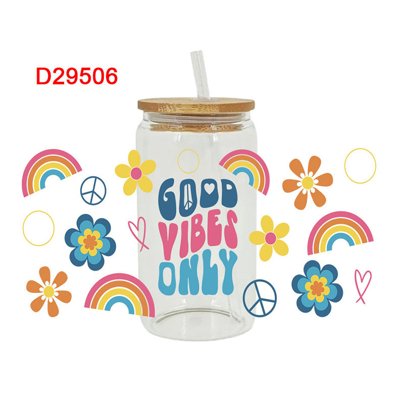 Wholesale UV Transfer Paste Glass Crystal Label Crystal Paste 16OZ UV DTF WRAPS
