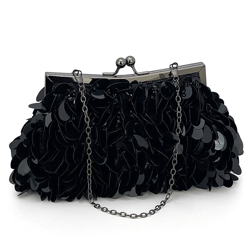 Wholesale Handwoven Sequin Clutch Bag