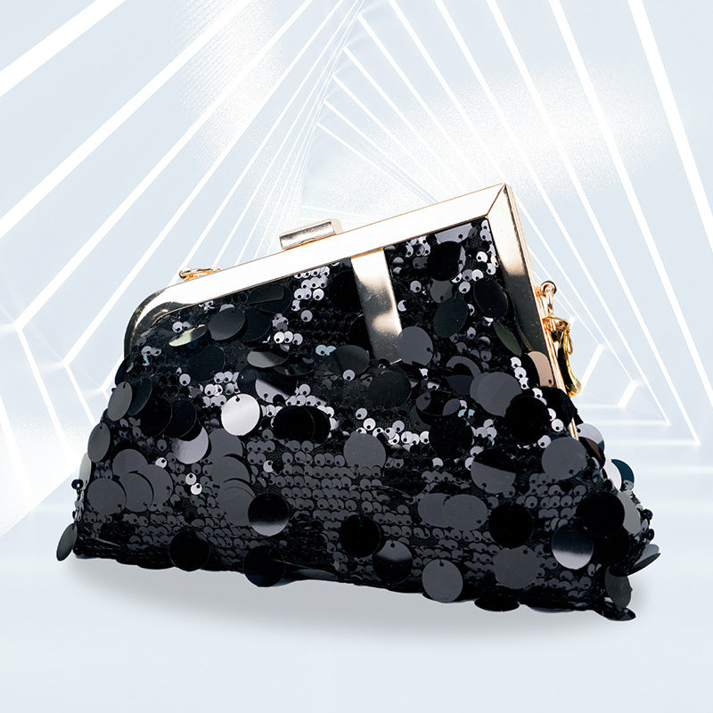 Wholesale Polyester Sequin Hand-held Dinner Bags