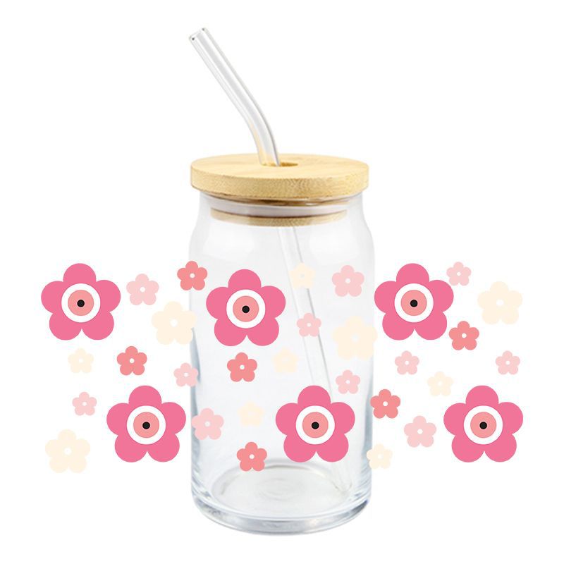 Wholesale 5pcs Devil' s Eye 16oz Cup UV DTF Wraps