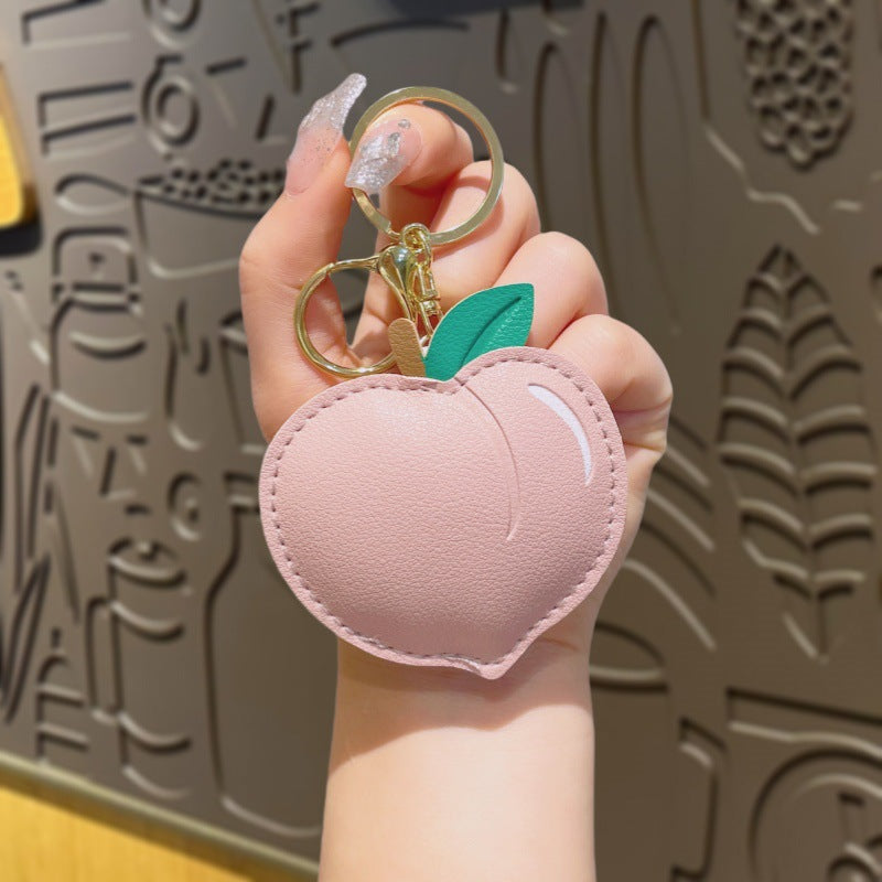 Wholesale Multicolor apple keychain charm