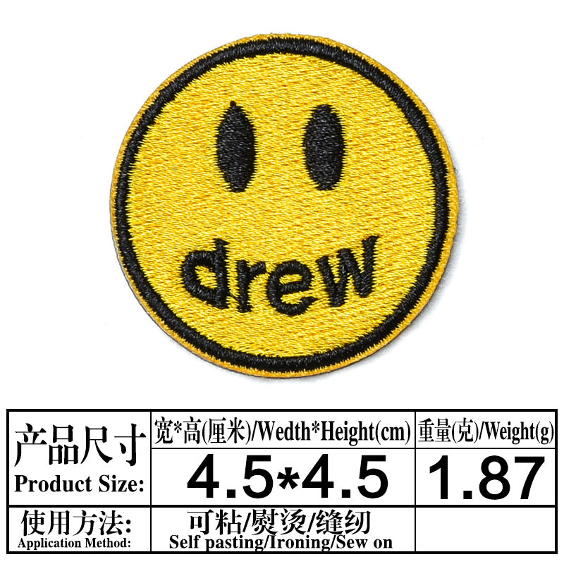 Wholesale Trendy Embroidered Felt Patches Self Adhesive For Clothing Jeans Repair Boutique Resale
