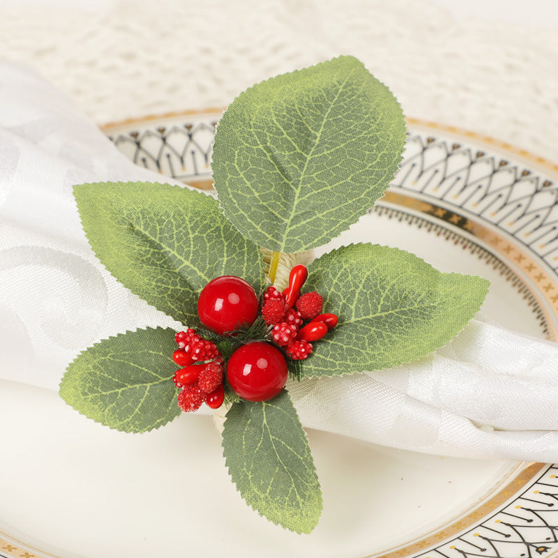 Wholesale Western Christmas Decorative Pineapple Napkin Rings