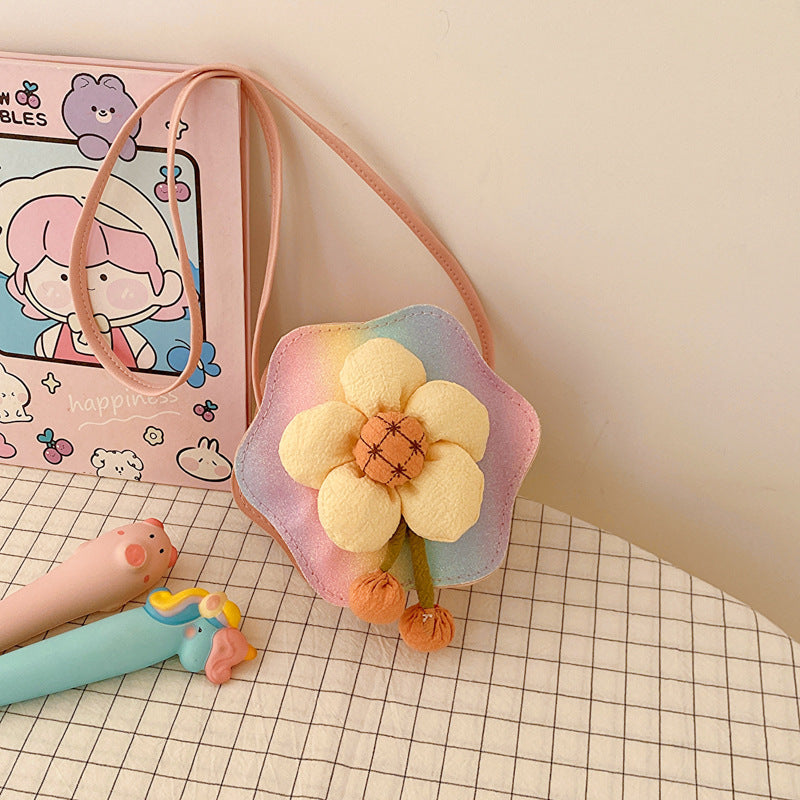 Al por mayor lindo bolso para niños de hombro de flores al por mayor