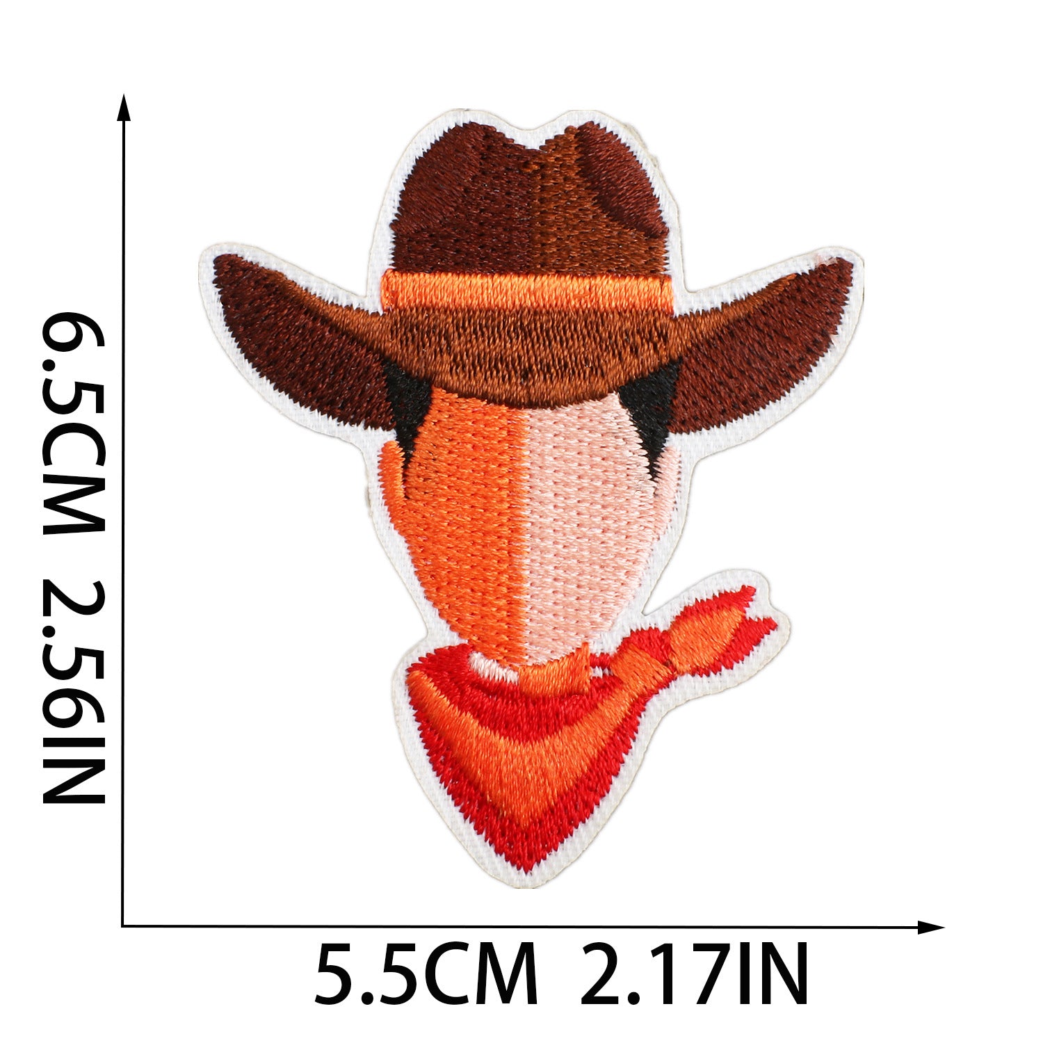 Wholesale Western Cowboy Cactus Embroidery Patch Polyester Thread DIY Decorative Accessory For Clothing Bags Resale