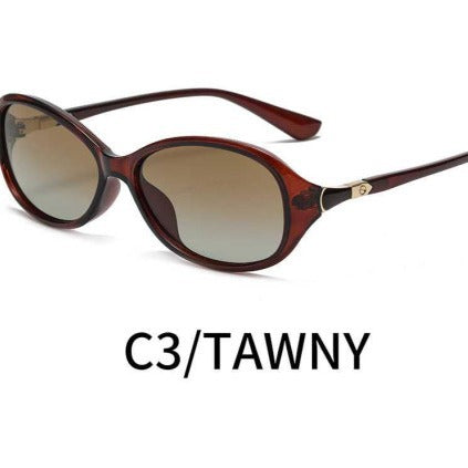 Wholesale Women's fashion trend elegant retro small frame UV protection polarized sunglasses